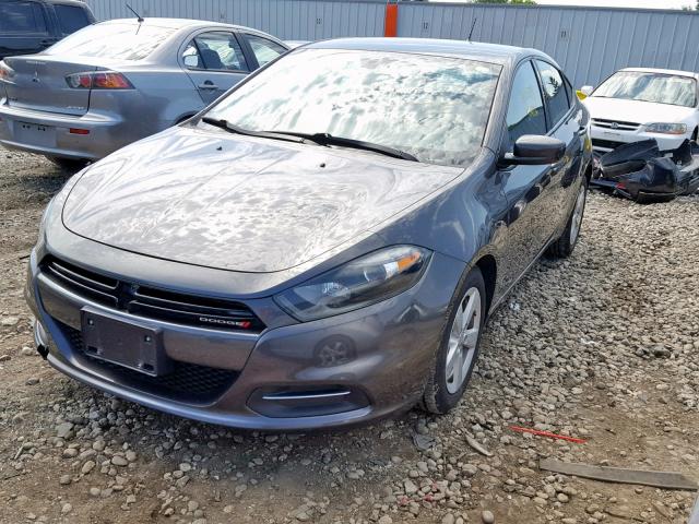 1C3CDFBB1FD374674 - 2015 DODGE DART SXT CHARCOAL photo 2