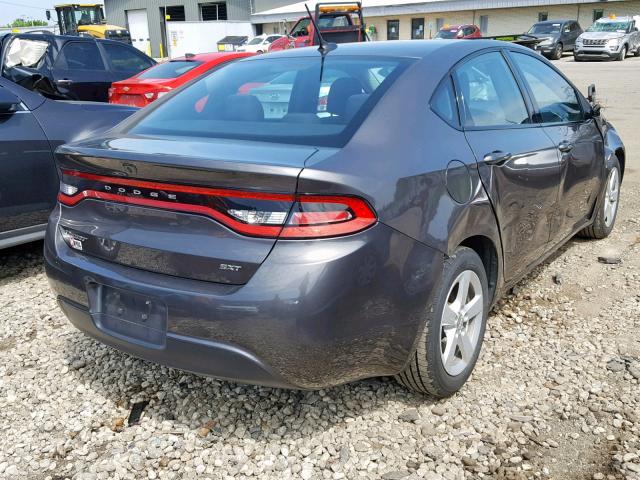 1C3CDFBB1FD374674 - 2015 DODGE DART SXT CHARCOAL photo 4