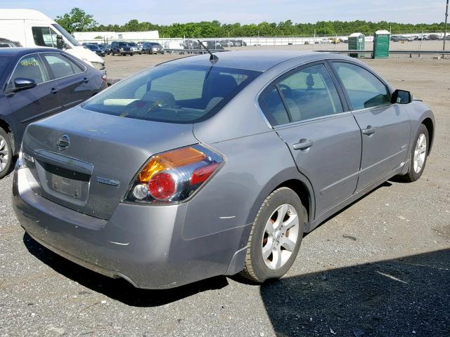 1N4CL21E17C158582 - 2007 NISSAN ALTIMA HYB SILVER photo 4