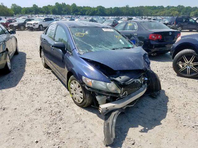 2HGFA1F37AH569487 - 2010 HONDA CIVIC VP BLUE photo 1