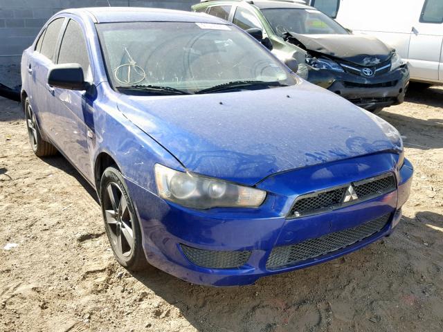 JA3AU26U28U042350 - 2008 MITSUBISHI LANCER ES BLUE photo 1