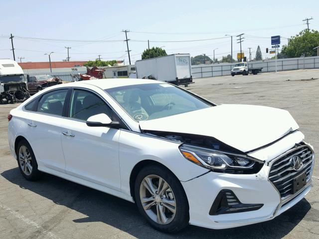 5NPE34AF5JH609340 - 2018 HYUNDAI SONATA SPO WHITE photo 1