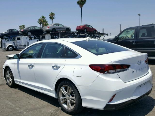 5NPE34AF5JH609340 - 2018 HYUNDAI SONATA SPO WHITE photo 3