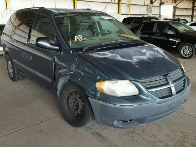 1D4GP25R05B395079 - 2005 DODGE CARAVAN SE TEAL photo 1