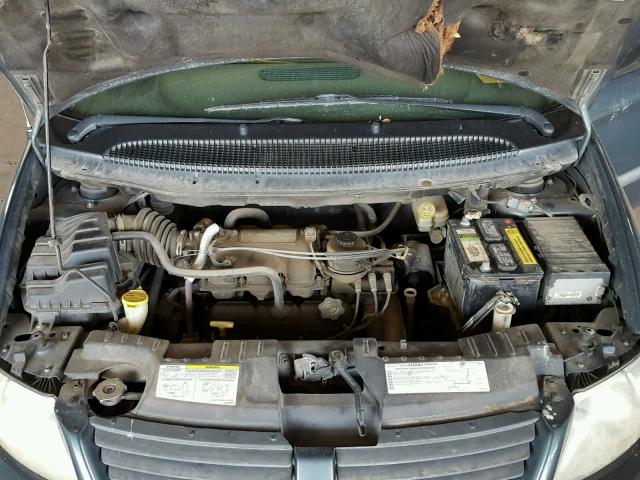 1D4GP25R05B395079 - 2005 DODGE CARAVAN SE TEAL photo 7