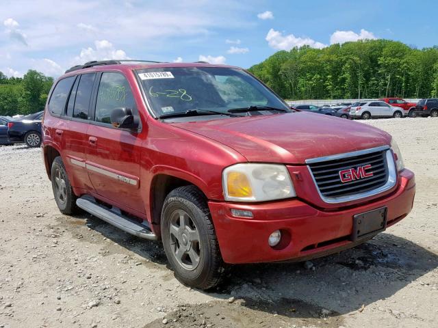 1GKDT13S522296785 - 2002 GMC ENVOY RED photo 1