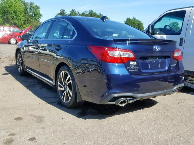 4S3BNAR67J3018776 - 2018 SUBARU LEGACY SPO BLUE photo 3