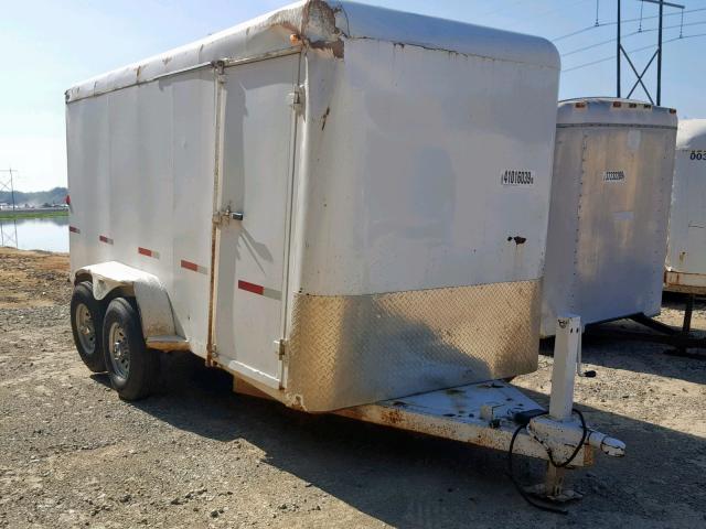 11W3C1624CW308035 - 2012 CARGO TRAILER WHITE photo 1