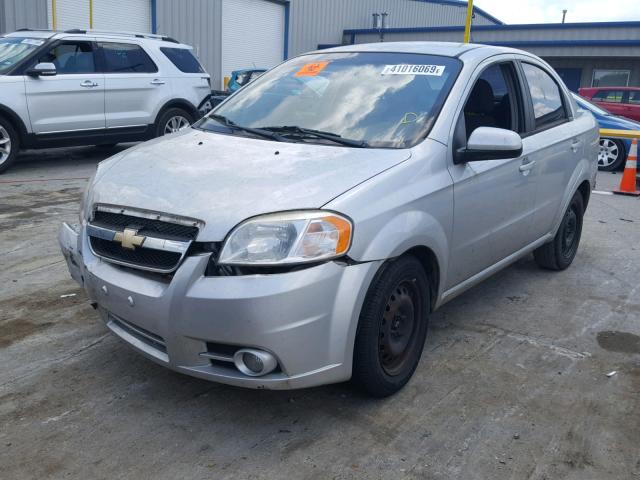 KL1TG5DEXBB182963 - 2011 CHEVROLET AVEO LT SILVER photo 2