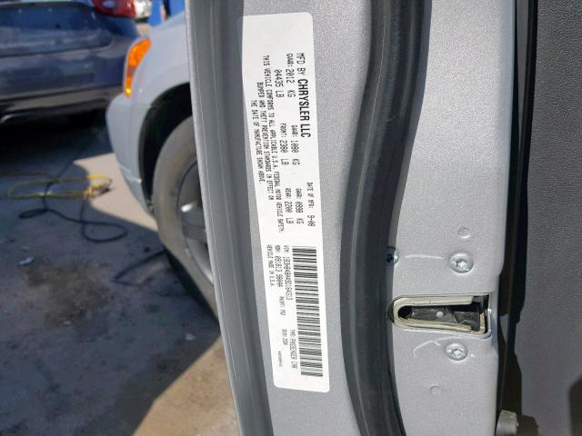 1B3HB48A49D164313 - 2009 DODGE CALIBER SX GRAY photo 10