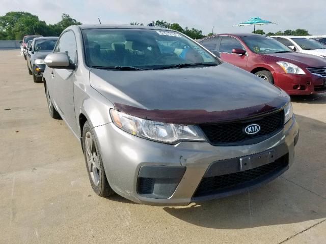 KNAFU6A23A5183784 - 2010 KIA FORTE EX GRAY photo 1