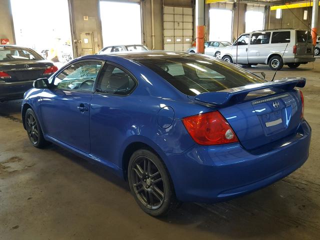 JTKDE167460137232 - 2006 TOYOTA SCION TC 蓝色 照片 3