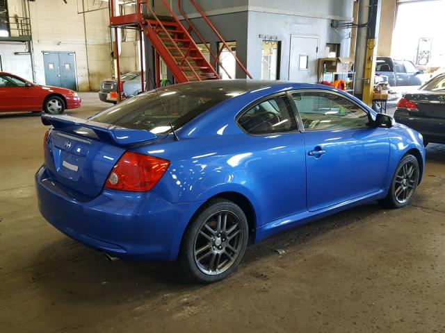 JTKDE167460137232 - 2006 TOYOTA SCION TC 蓝色 照片 4