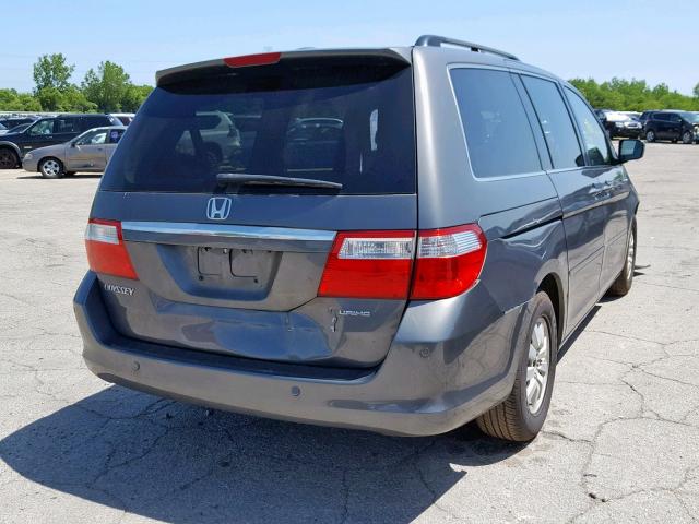 5FNRL38837B116668 - 2007 HONDA ODYSSEY TO GRAY photo 4