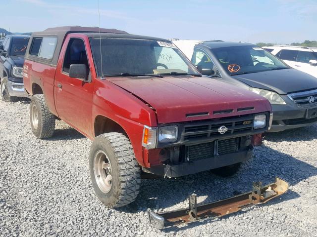 1N6SD11Y7NC338943 - 1992 NISSAN TRUCK SHOR MAROON photo 1