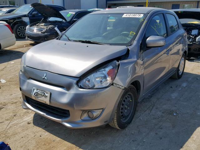 ML32A3HJ8FH047679 - 2015 MITSUBISHI MIRAGE DE GRAY photo 2