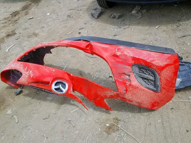 JM1DE1KY4D0167513 - 2013 MAZDA MAZDA2 RED photo 9