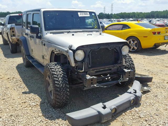 1J4GB39117L131429 - 2007 JEEP WRANGLER X SILVER photo 1