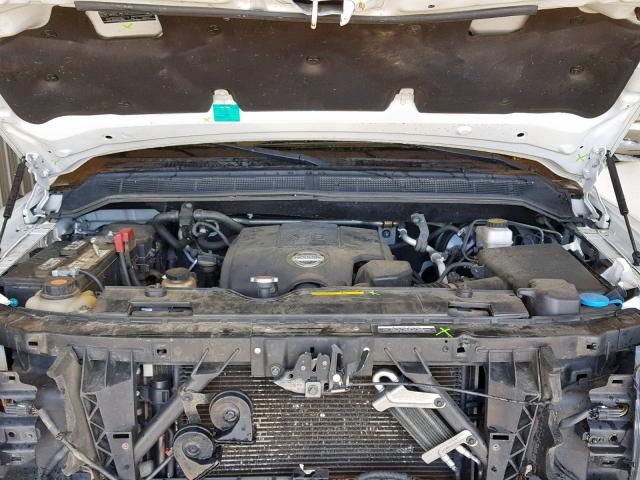 1N6BA0EC6BN309239 - 2011 NISSAN TITAN S WHITE photo 7