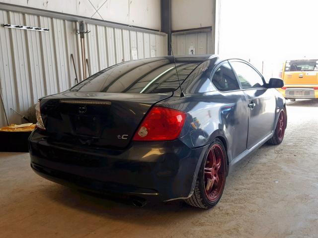 JTKDE177550062828 - 2005 TOYOTA SCION TC გრაფიტი ფოტო 4