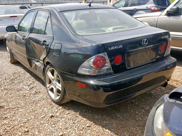 JTHBD182410007011 - 2001 LEXUS IS 300 BLACK photo 3