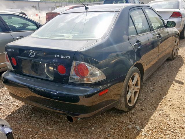 JTHBD182410007011 - 2001 LEXUS IS 300 BLACK photo 4