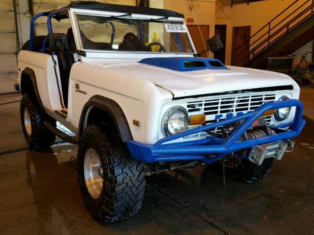 U15GLN09728 - 1972 FORD BRONCO WHITE photo 1