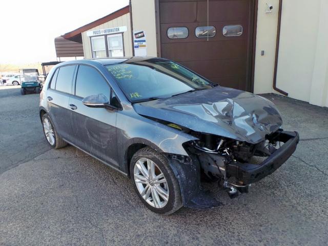 3VWRA7AU0FM089571 - 2015 VOLKSWAGEN GOLF TDI GRAY photo 1