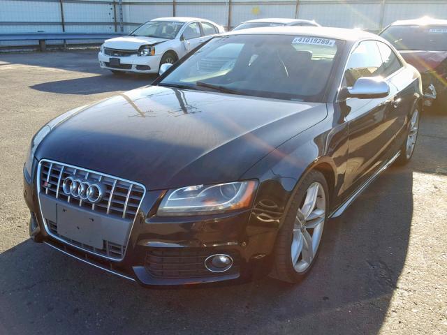 WAU3VAFR8AA009841 - 2010 AUDI S5 PRESTIG BLACK photo 2