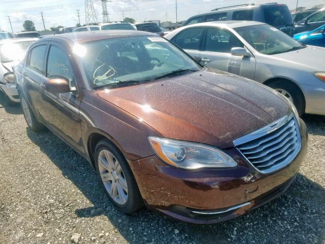 1C3CCBBBXDN542590 - 2013 CHRYSLER 200 TOURIN BROWN photo 1