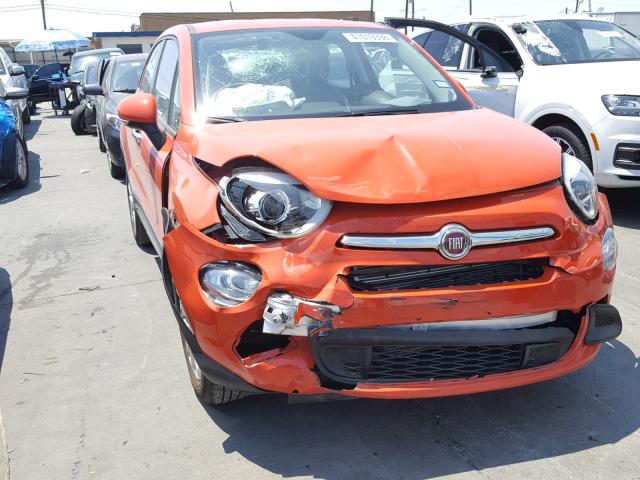 ZFBCFXAB6HP536395 - 2017 FIAT 500X POP ORANGE photo 1