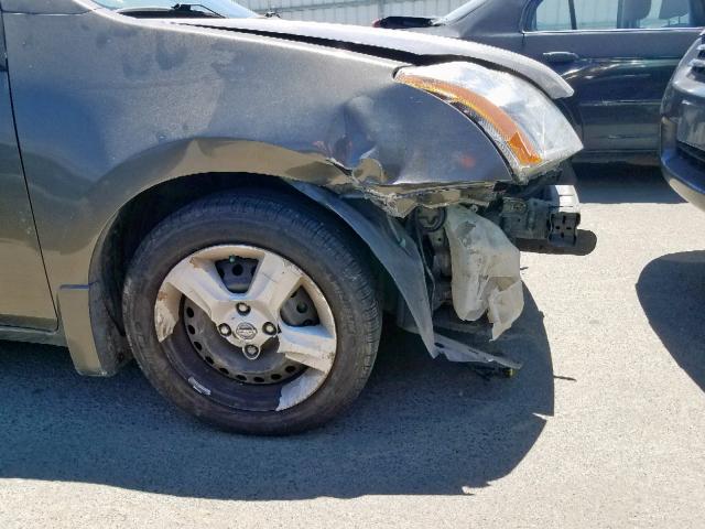 3N1AB61E39L611607 - 2009 NISSAN SENTRA 2.0 GRAY photo 9