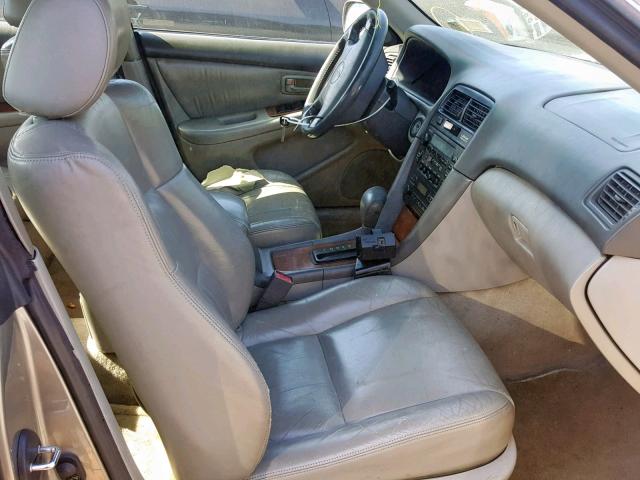 JT8BF22G6V0054776 - 1997 LEXUS ES 300 TAN photo 5