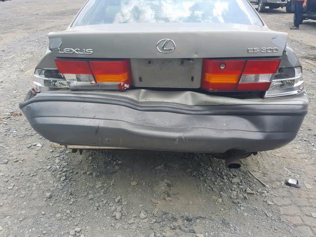 JT8BF22G6V0054776 - 1997 LEXUS ES 300 TAN photo 9