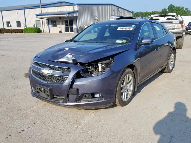 1G11C5SAXDF221079 - 2013 CHEVROLET MALIBU 1LT 蓝色 照片 2