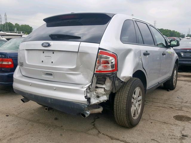 2FMDK3GC1ABA23019 - 2010 FORD EDGE SE SILVER photo 4