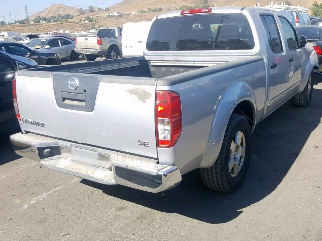 1N6AD09U58C449485 - 2008 NISSAN FRONTIER C SILVER photo 4