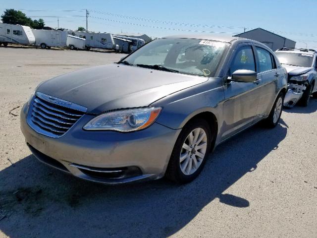 1C3CCBBGXDN658755 - 2013 CHRYSLER 200 TOURIN SILVER photo 2