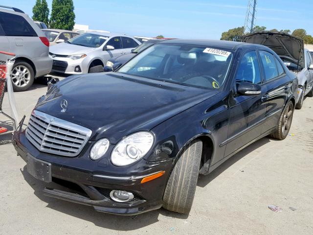 WDBUF56X08B228872 - 2008 MERCEDES-BENZ E 350 BLACK photo 2