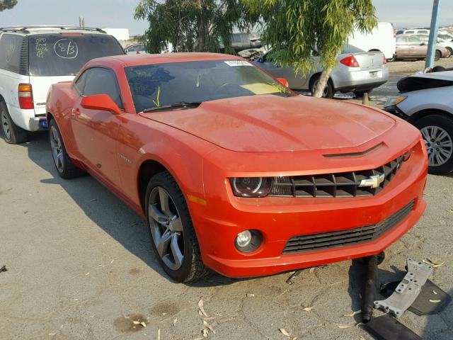 2G1FK1EJ5C9175598 - 2012 CHEVROLET CAMARO 2SS ORANGE photo 1