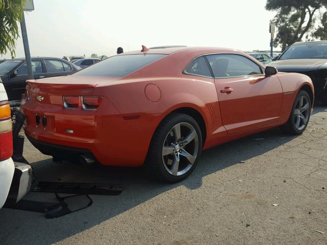 2G1FK1EJ5C9175598 - 2012 CHEVROLET CAMARO 2SS ORANGE photo 4