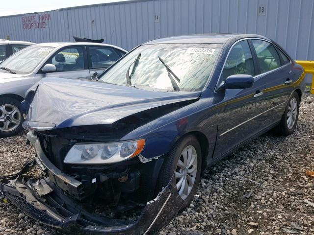 KMHFC46F16A044947 - 2006 HYUNDAI AZERA SE BLUE photo 2