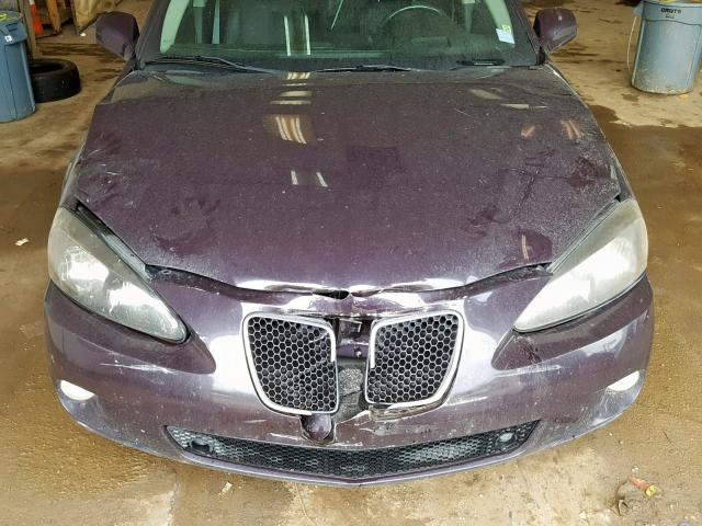 2G2WC55C871212486 - 2007 PONTIAC GRAND PRIX PURPLE photo 7
