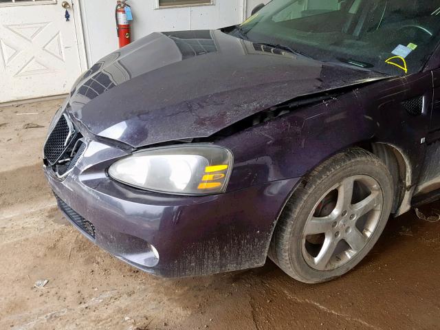 2G2WC55C871212486 - 2007 PONTIAC GRAND PRIX PURPLE photo 9