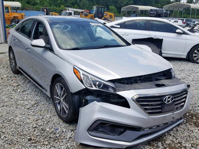 5NPE34AB7FH066478 - 2015 HYUNDAI SONATA SPO SILVER photo 1