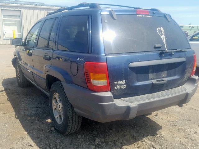 1J4GW58S6XC765720 - 1999 JEEP GRAND CHER BLUE photo 3