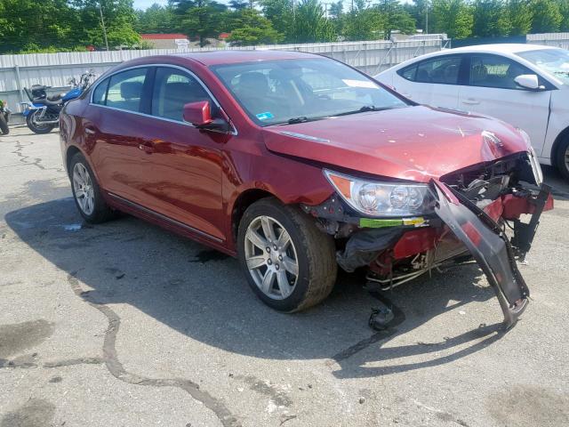 1G4GC5EG2AF310072 - 2010 BUICK LACROSSE C RED photo 1