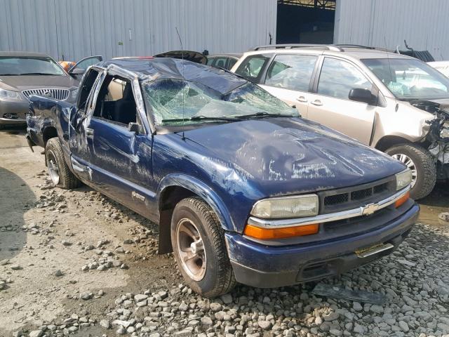 1GCCS19H738255062 - 2003 CHEVROLET S TRUCK S1 BLUE photo 1