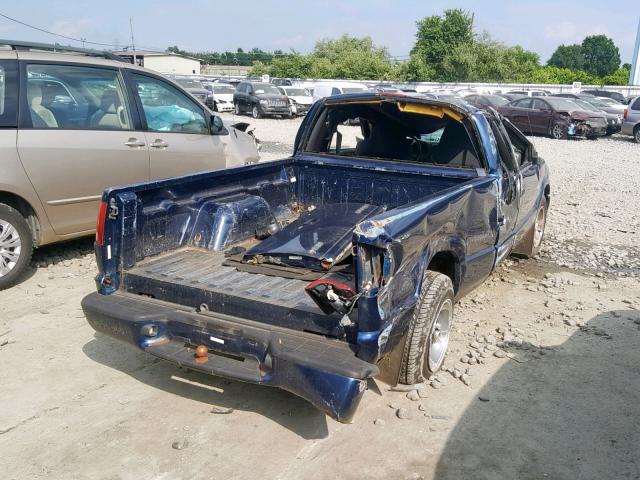 1GCCS19H738255062 - 2003 CHEVROLET S TRUCK S1 BLUE photo 4