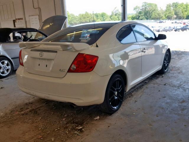 JTKDE177750013677 - 2005 TOYOTA SCION TC 白色 照片 4